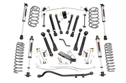 Rough Country 4 Inch Lift Kit | X-Series | V2 | Jeep Wrangler TJ (97-06)/Wrangler Unlimited (04-06) by Rough Country