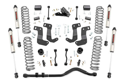Rough Country 3.5 Inch Lift Kit | C/A Drop | Stage 1 | V2 | Jeep Wrangler Unlimited (18-23) by Rough Country