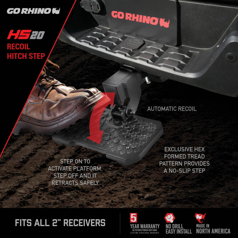 Go Rhino GOR Hitch Steps