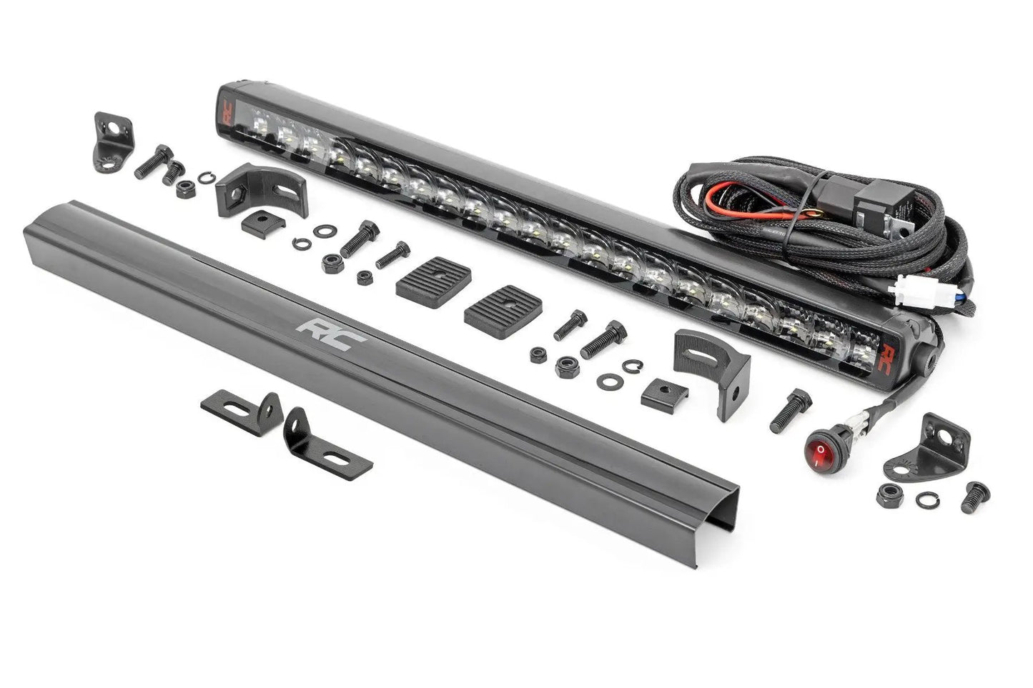 Rough Country LED Light Kit | Bumper Mount | 20" Spectrum Single Row | Ford Ranger (19-23) by Rough Country