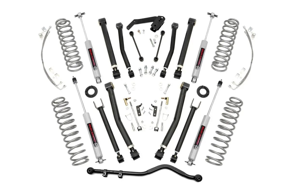 Rough Country 4 Inch Lift Kit | X-Series | Jeep Wrangler JK 4WD (2007-2018) by Rough Country