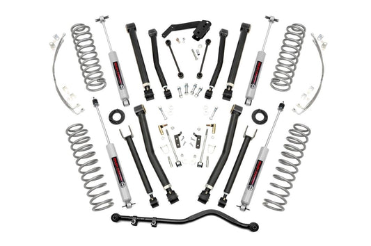Rough Country 4 Inch Lift Kit | X-Series | Jeep Wrangler Unlimited 2WD/4WD (2007-2018)