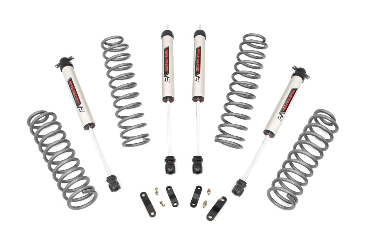 Rough Country 2.5 Inch Lift Kit | Coils | V2 | Jeep Wrangler JK 4WD (2007-2018)