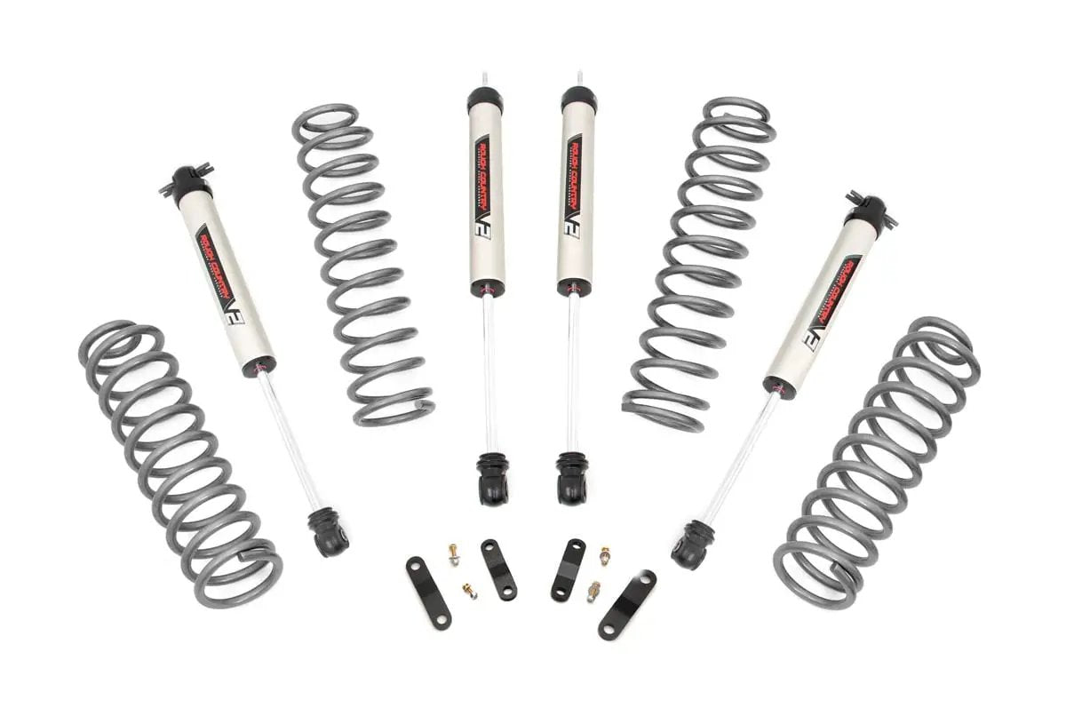 Rough Country 2.5 Inch Lift Kit | Coils | V2 | Jeep Wrangler Unlimited 2WD/4WD (2007-2018) by Rough Country