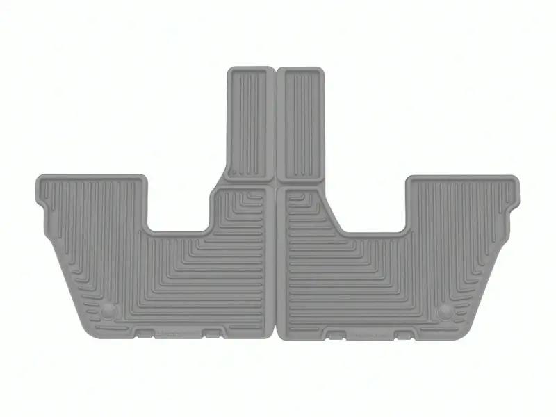 WeatherTech WT Rubber Mats - Rear - Grey by WeatherTech