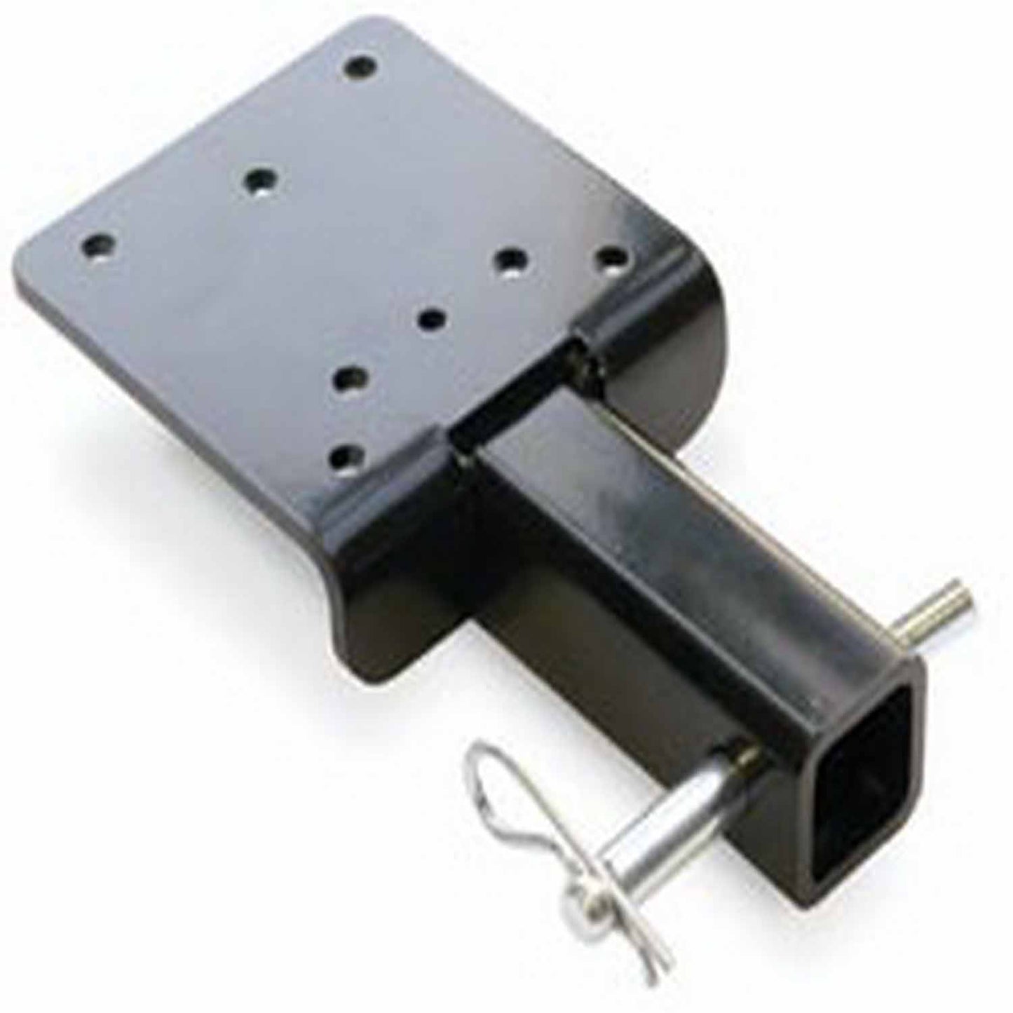 Warn For Utility Winches; Receiver Hitch Mount; Powder Coated; Black; Hitch Pin Included