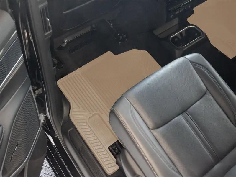 WeatherTech WT Rubber Mats - Rear - Tan by WeatherTech