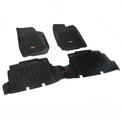 Rugged Ridge RUG Floor Liners - Black by Rugged Ridge