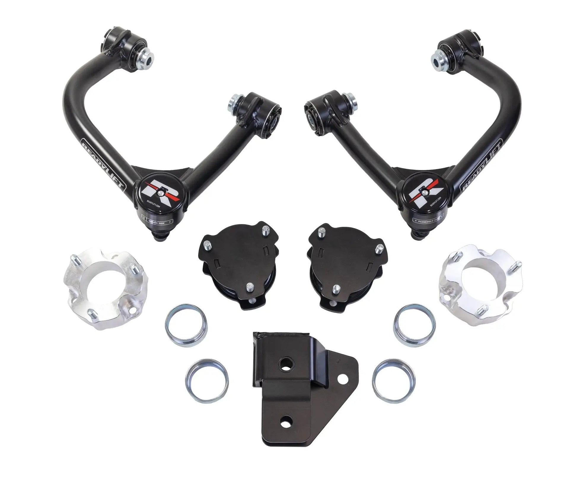 ReadyLift 4'' SST Lift w/ Upper Control Arms and High-Angle Ball Joints (Does NOT fit Sasquatch Package equipped vehicles, Badlands, Wildtraks, First Edition or Bronco Sport) by ReadyLift