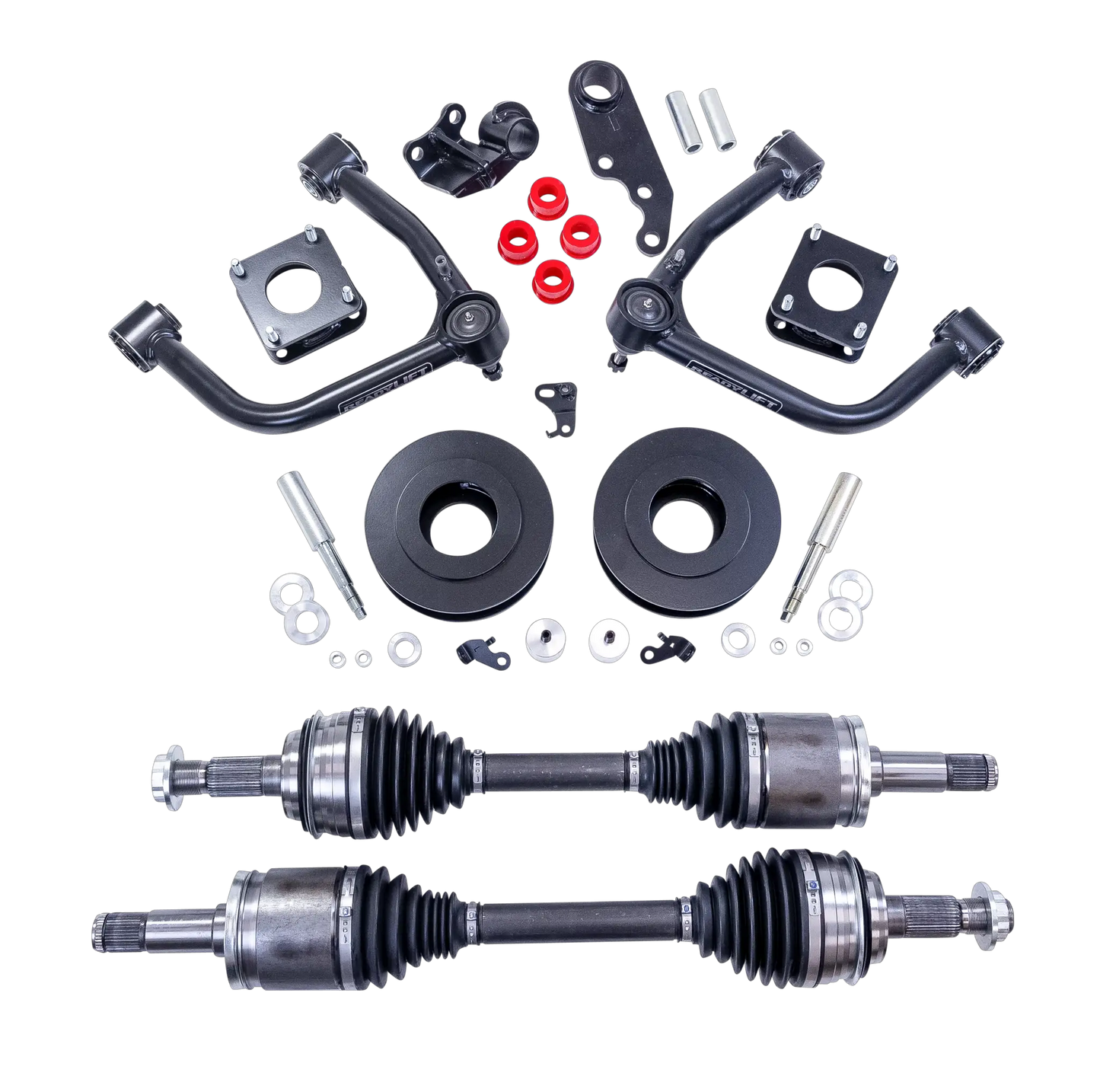 ReadyLift 3.0'' SST Lift Kit Front with 1.26'' Rear with Upper Control Arms with CV Axle by ReadyLift