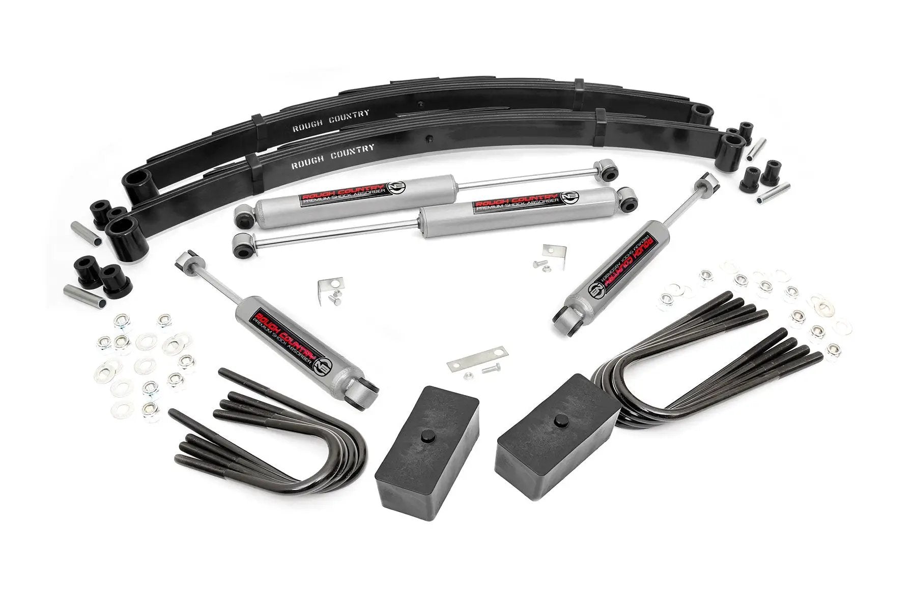 Rough Country 2 Inch Lift Kit | Rear Blocks | Chevy/GMC 3/4-Ton Suburban/C20/K20 Truck/C25/K25 Truck (77-87) by Rough Country