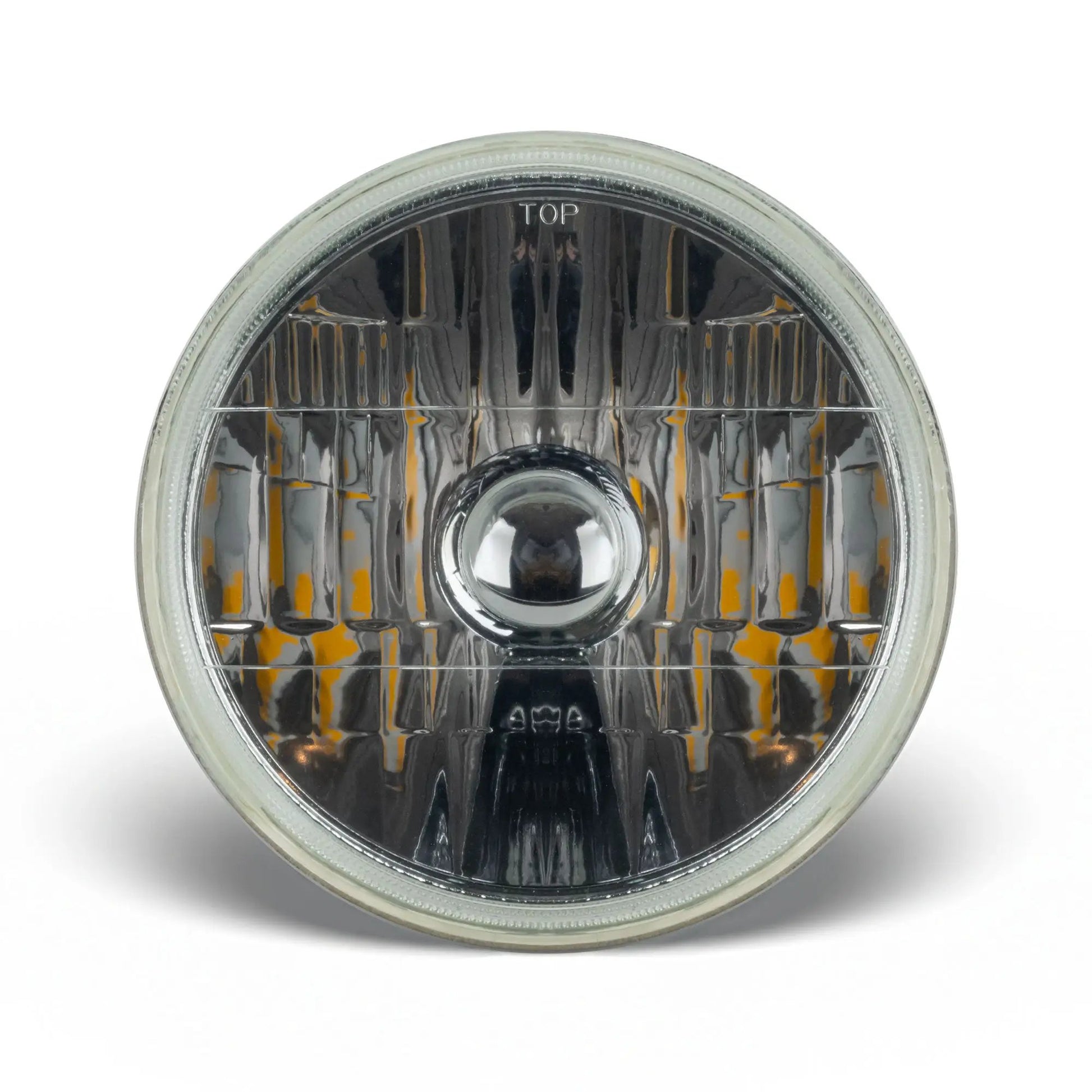 ORACLE Lighting 7" Sealed Beam Glass Lens Headlight – Non-Halo (Compatible with H4 LED Bulbs) by Oracle Lighting