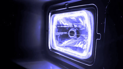 ORACLE Lighting Pre-Installed Lights 7x6 IN. Sealed Beam - White Halo