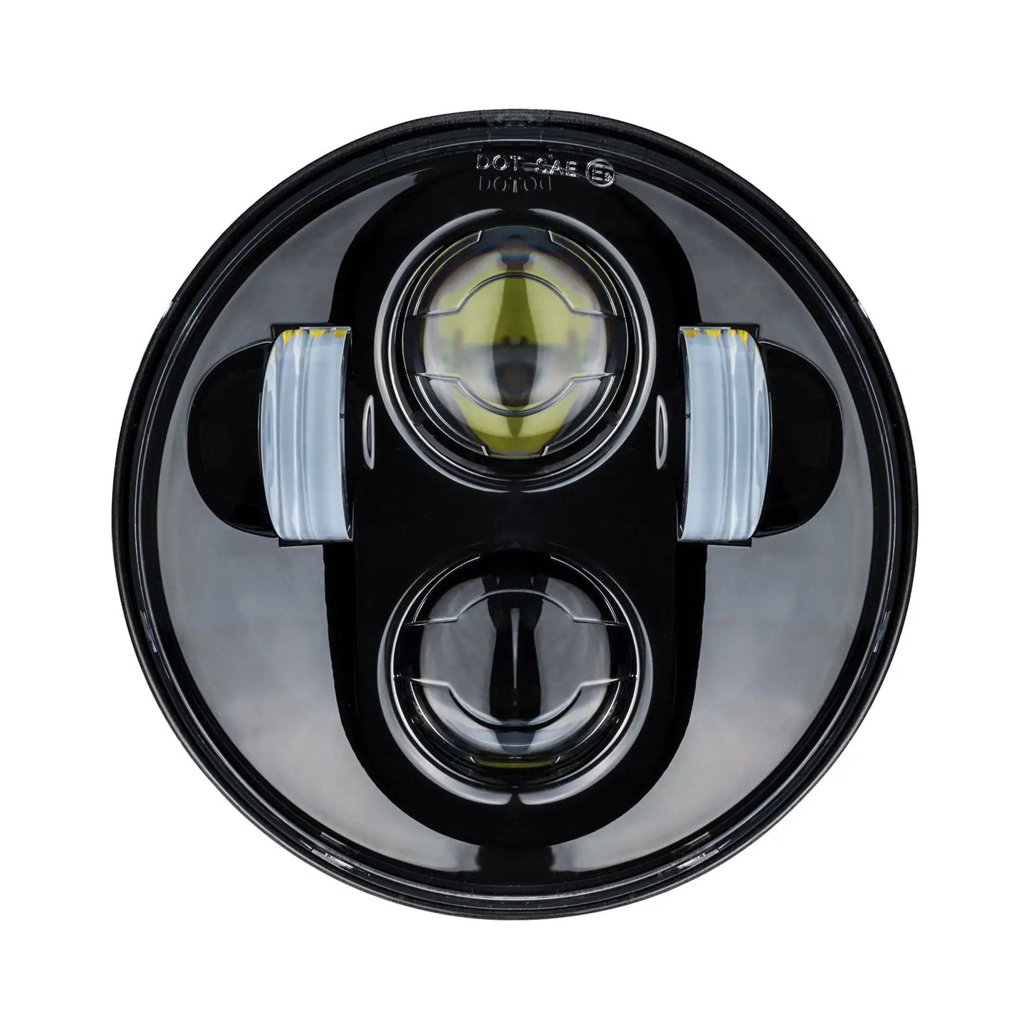 Oracle Lighting LED Headlight has increased vibration resistance since made with a Polycarbonate housing. The epoxy-sealed electronics help avoid moisture and corrosion. This LED headlight upgrade provides up to 30,000 hours of use. by Oracle Lighting