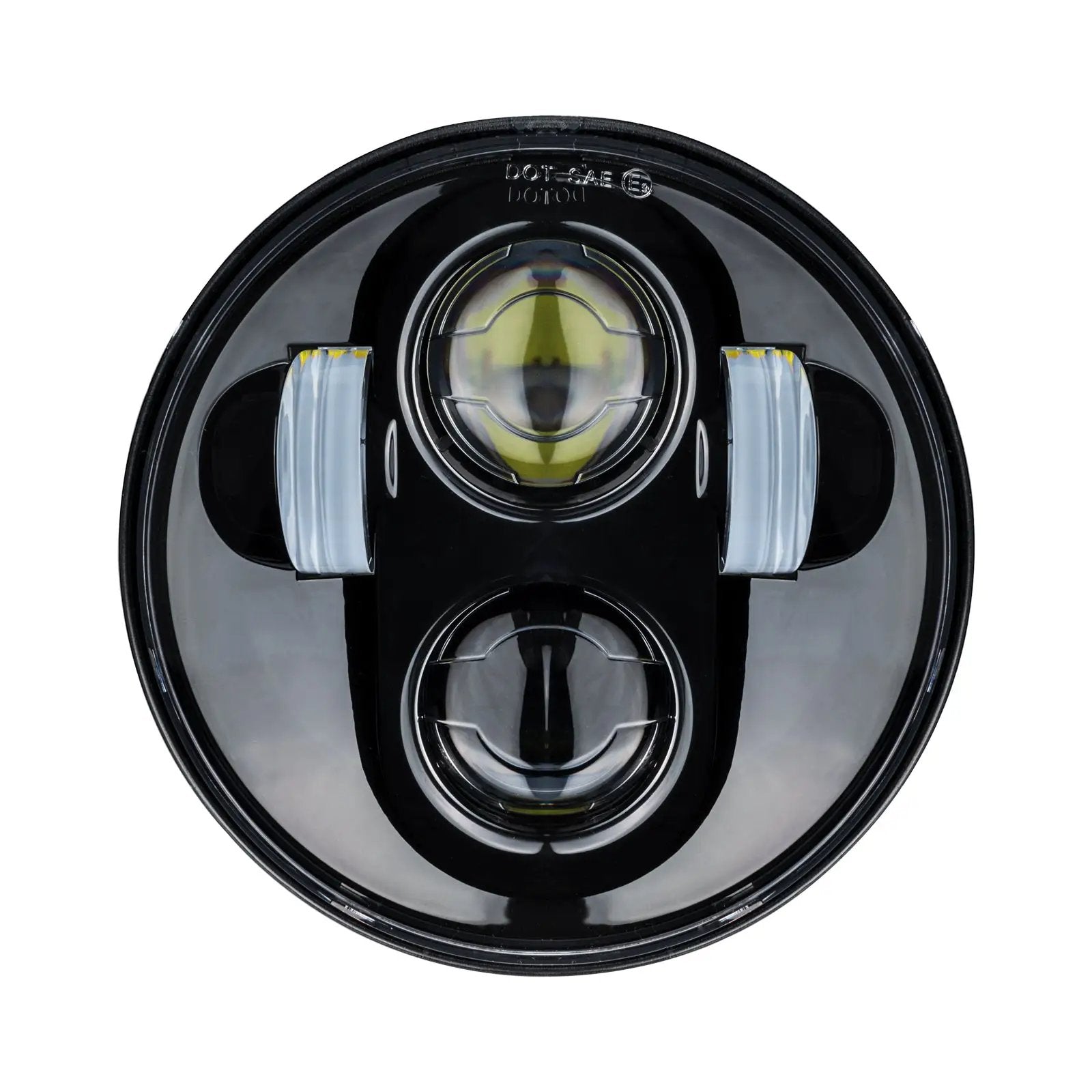 Oracle Lighting LED Headlight has increased vibration resistance since made with a Polycarbonate housing. The epoxy-sealed electronics help avoid moisture and corrosion. This LED headlight upgrade provides up to 30,000 hours of use. by Oracle Lighting