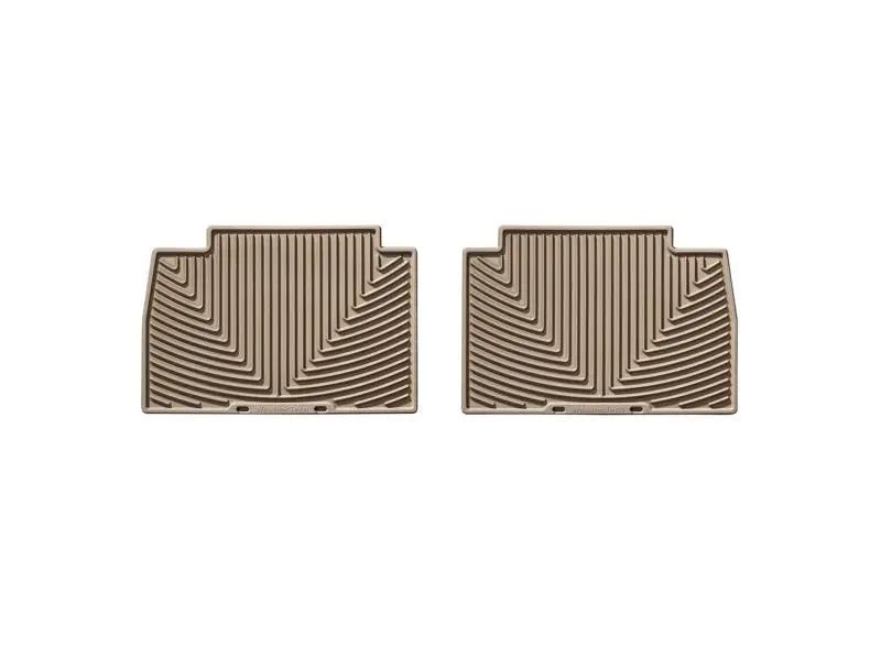 WeatherTech WT Rubber Mats - Rear - Tan by WeatherTech