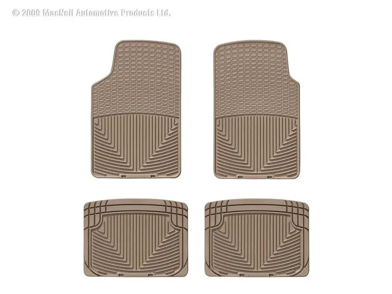 WeatherTech WT Rubber Mats - Rear - Tan by WeatherTech