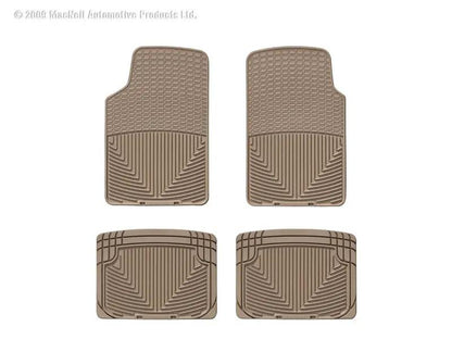 WeatherTech WT Rubber Mats - Rear - Tan by WeatherTech