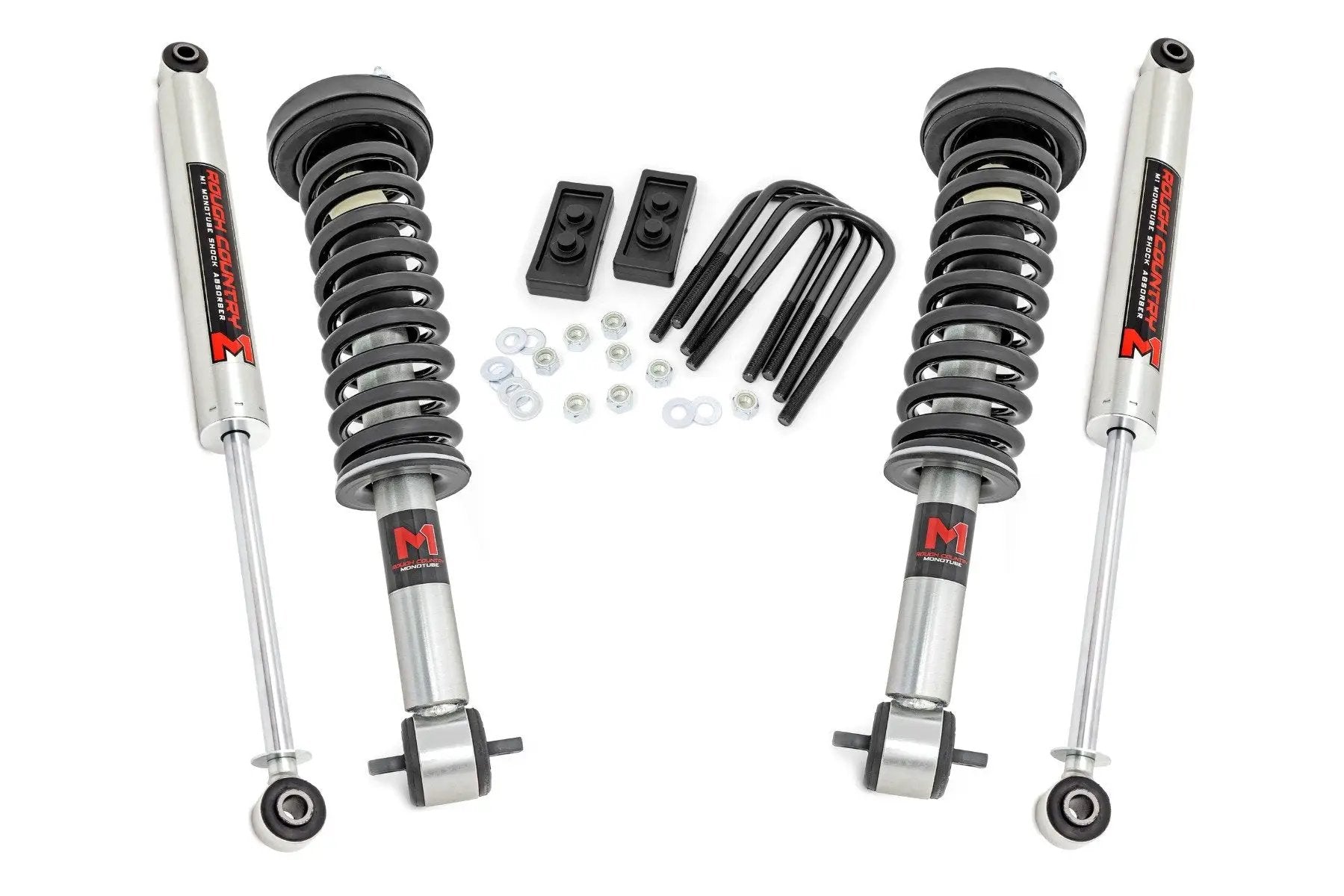 Rough Country 2 Inch Lift Kit | M1 Struts/M1 | Ford F-150 4WD (2014-2020) by Rough Country