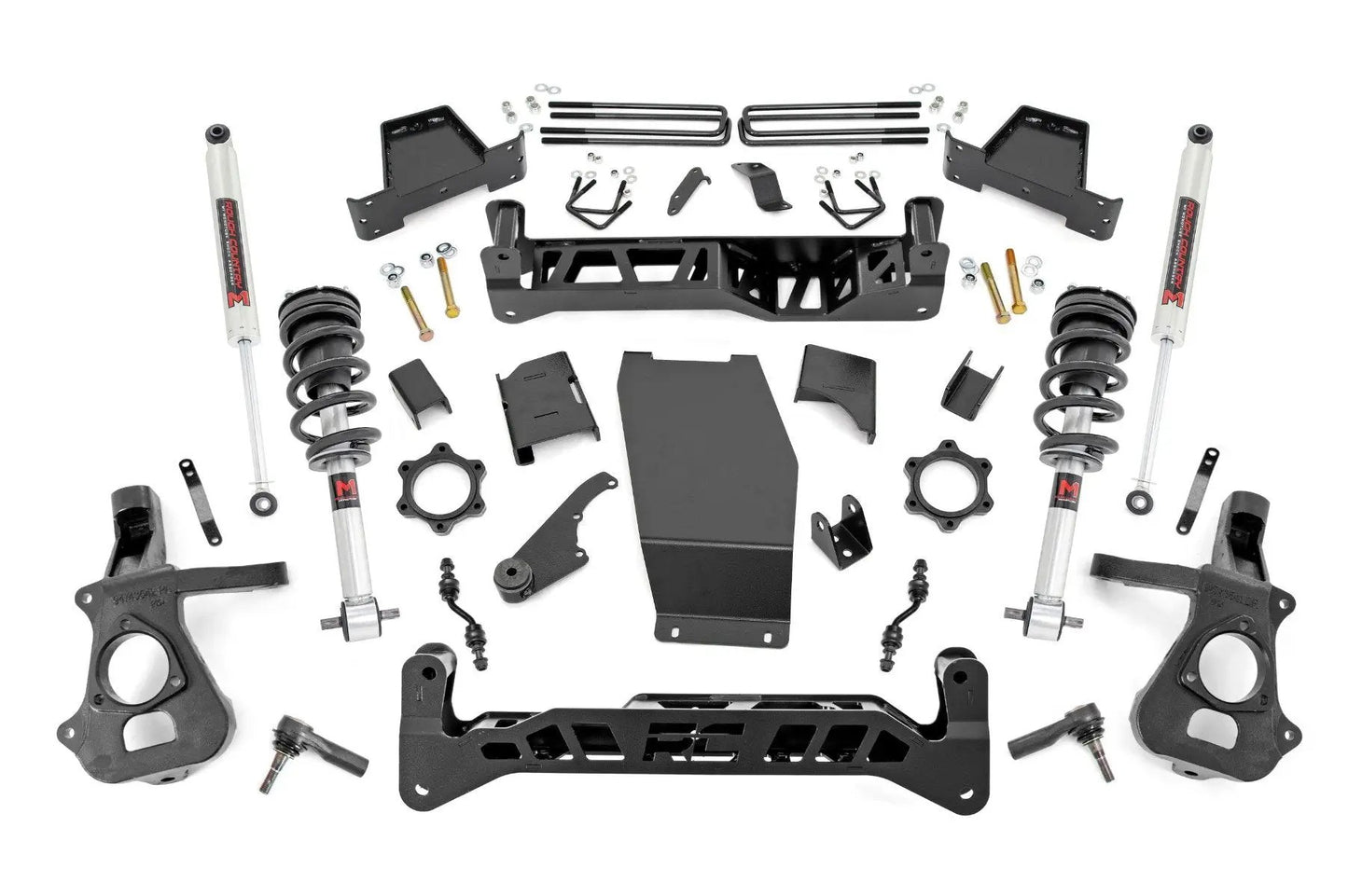 Rough Country 7 Inch Lift Kit | Cast Steel | M1 Struts/M1 | Chevy/GMC 1500 (14-18 & Classic) by Rough Country