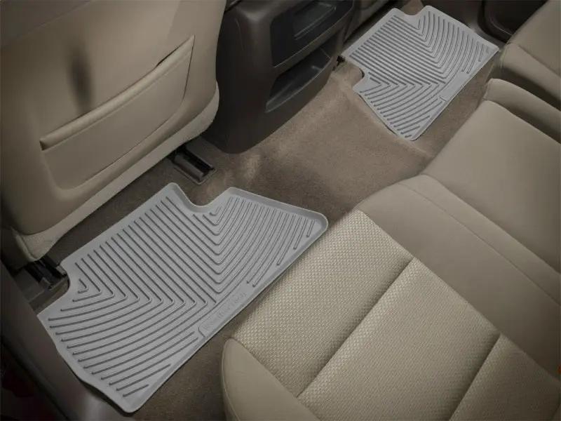 WeatherTech WT Rubber Mats - Rear - Grey by WeatherTech