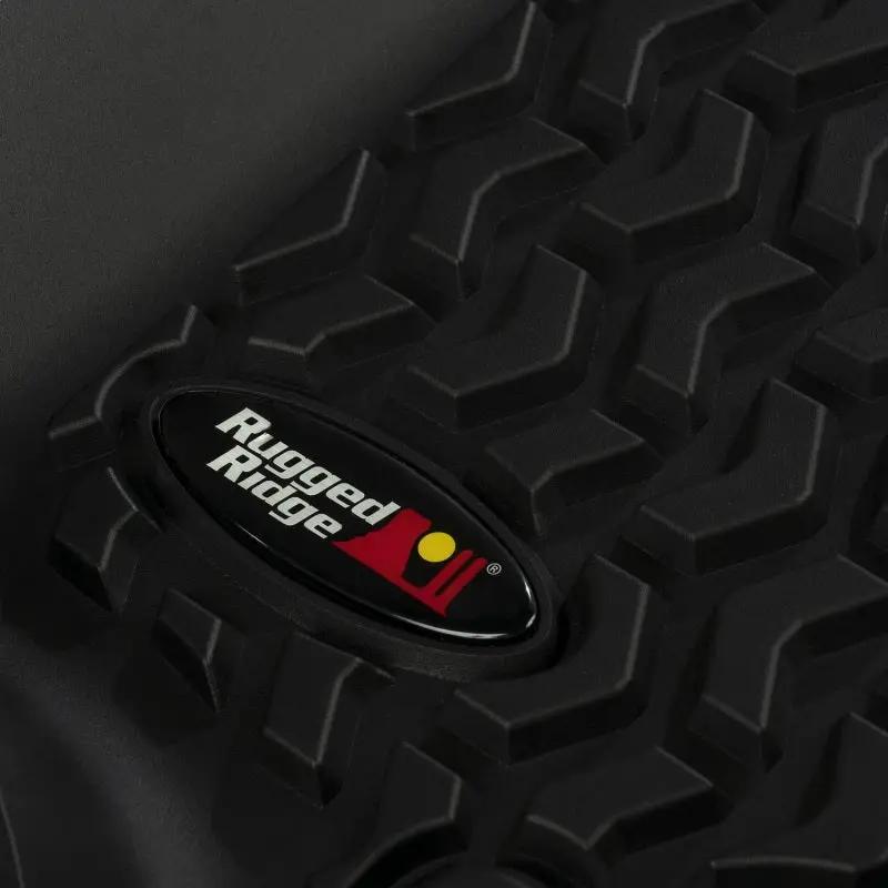 Rugged Ridge RUG Floor Liners - Black by Rugged Ridge