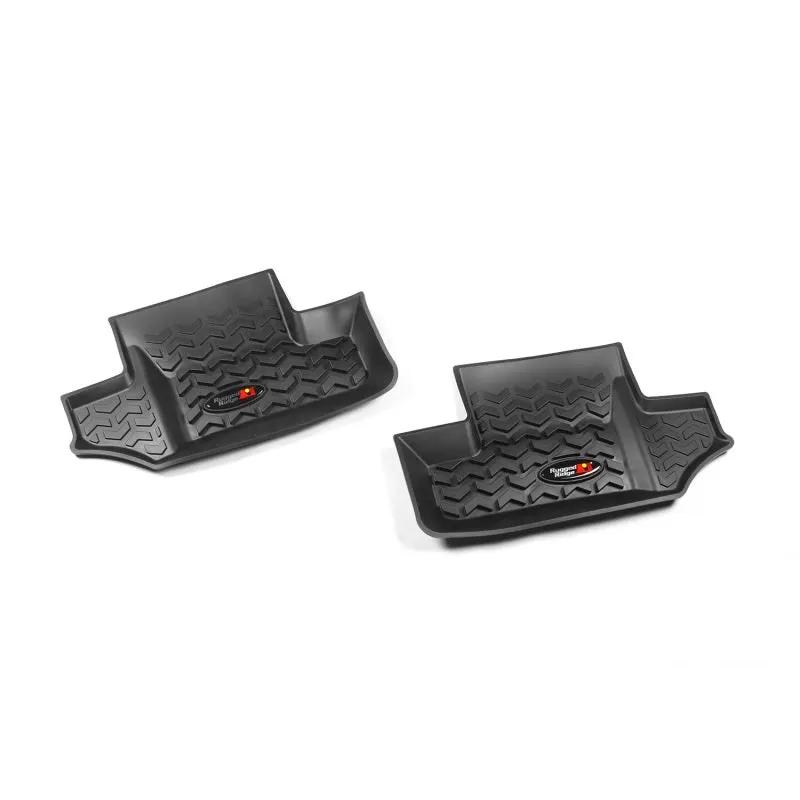Rugged Ridge RUG Floor Liners - Black by Rugged Ridge