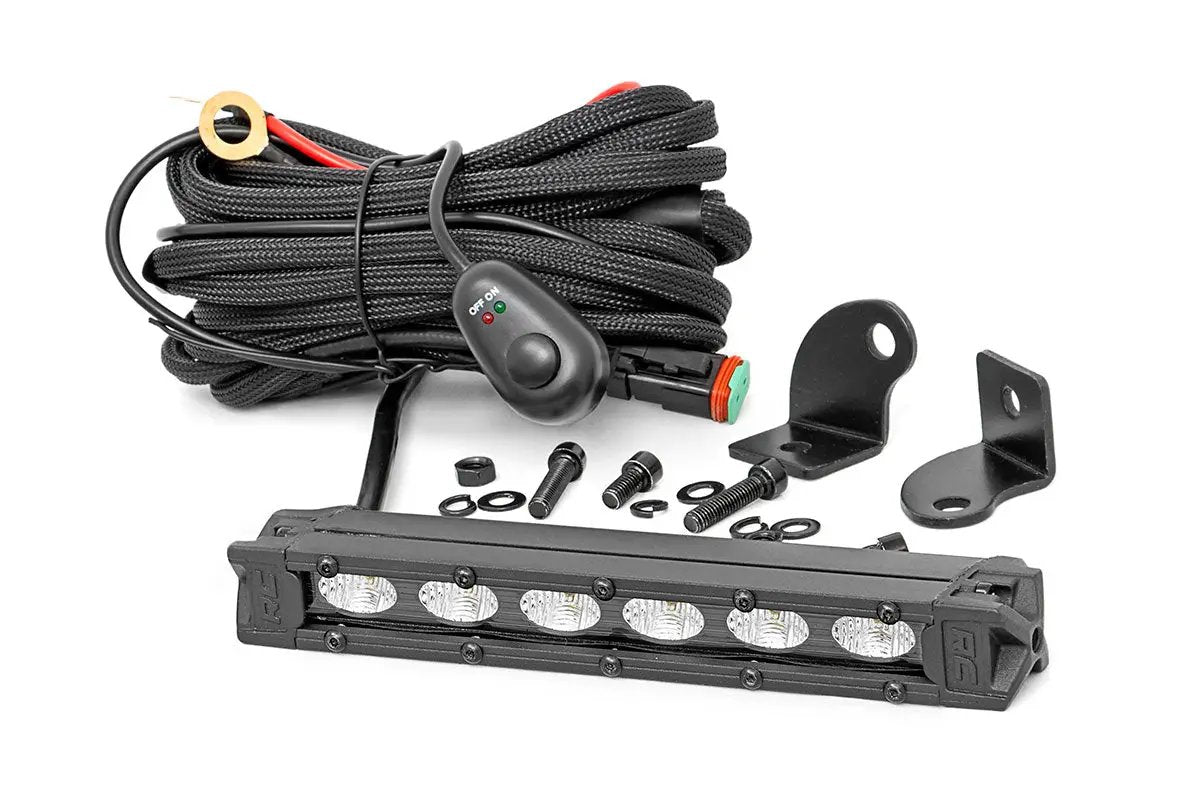 Rough Country 6 Inch Black Series LED Light Bar | Slim Line by Rough Country
