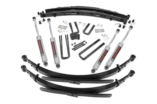 Rough Country 4 Inch Lift Kit | Rear Springs | Dodge W200 Truck/W300 Truck 4WD (1978-1980)