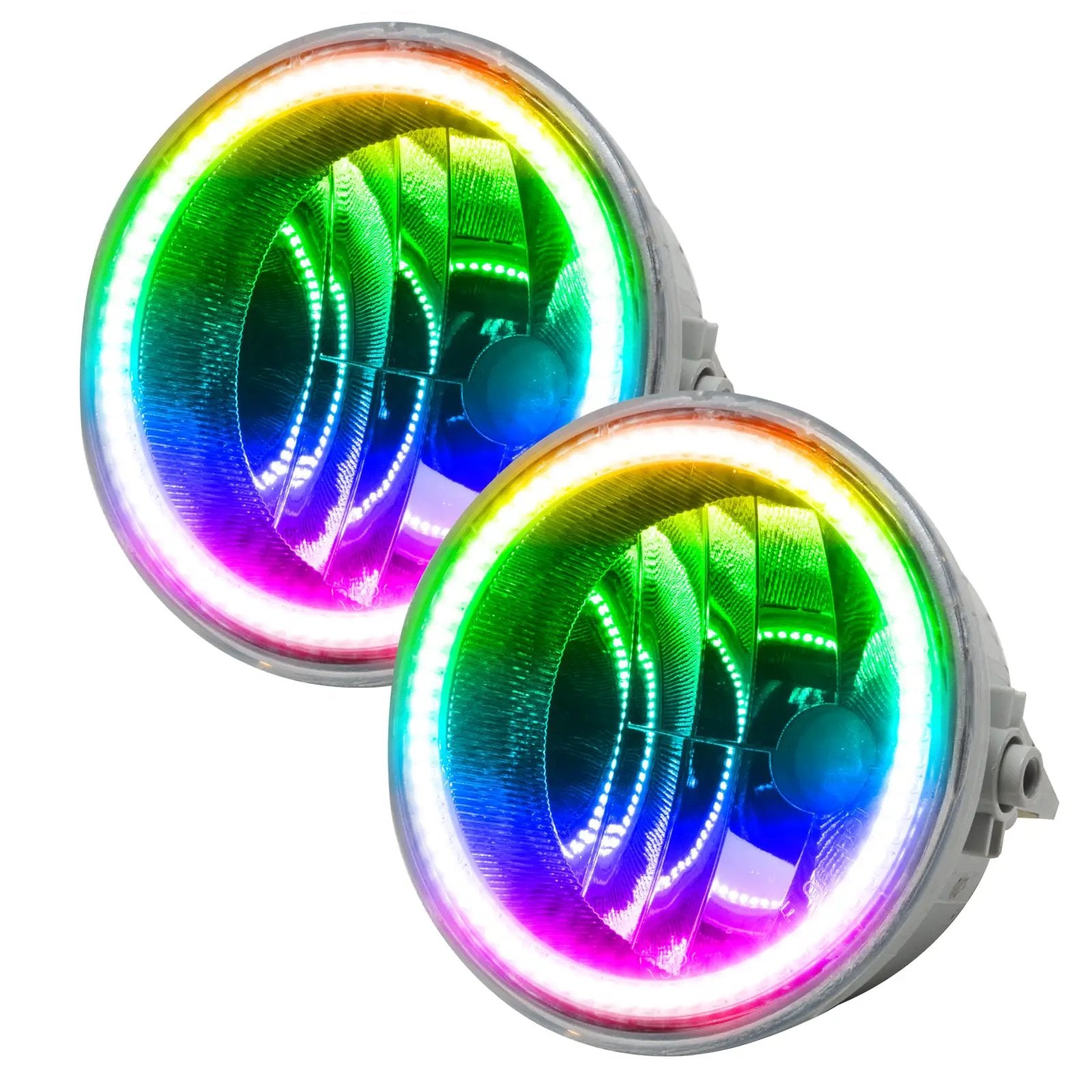 Oracle Lighting The bulbs are not included with these fog lights. The ColorSHIFT(tm) option requires the use of a ColorSHIFT(tm) controller to properly operate which is sold separately. by Oracle Lighting