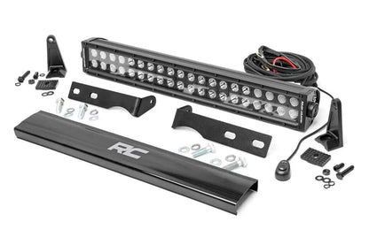 Rough Country LED Light Kit | Bumper Mount | 20" Black Dual Row | Jeep Grand Cherokee WK2 (11-20) by Rough Country