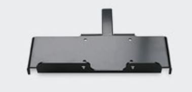 Warn Multi-Mount winch carrier for winches up to 3500LBS; fits 2" Receiver 3.0" x 4.87" (76.2mm x 123.7mm) mounting bolt pattern and 6.25" (158.8mm) fairlead