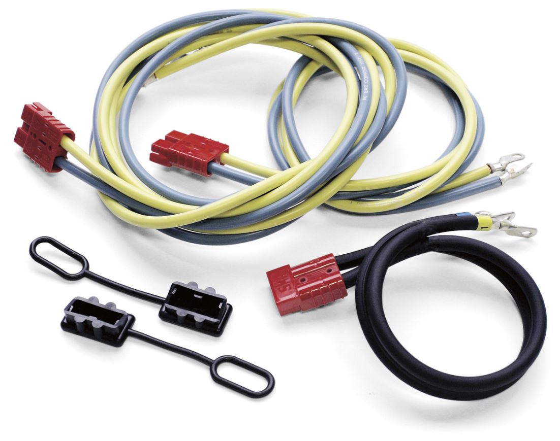 Warn For Front and Rear Mounting powersport winch; With 20 Inch Winch Lead; 48 Inch Front Battery Lead and 96 Inch Rear Battery Lead