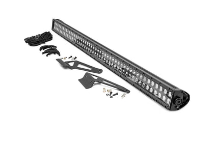 Rough Country LED Light | Windshield | 50" Black Dual Row | Can-Am Defender HD 5/HD 8/HD 9/HD 10 by Rough Country