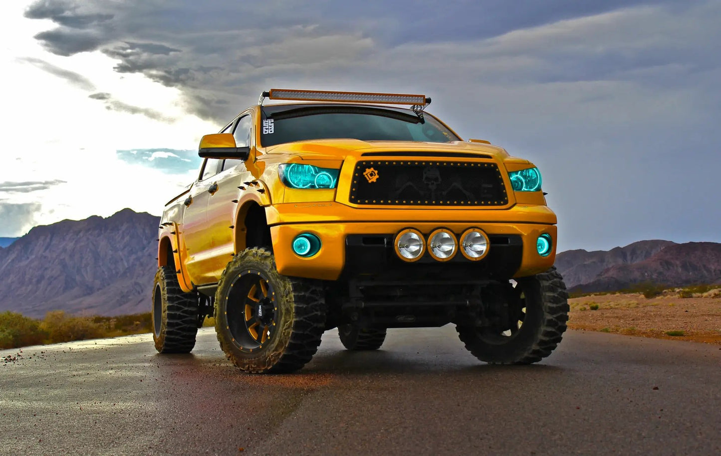Oracle Lighting 2007-2013 Toyota Tundra Pre-Assembled Headlights - (Black Housing) by Oracle Lighting