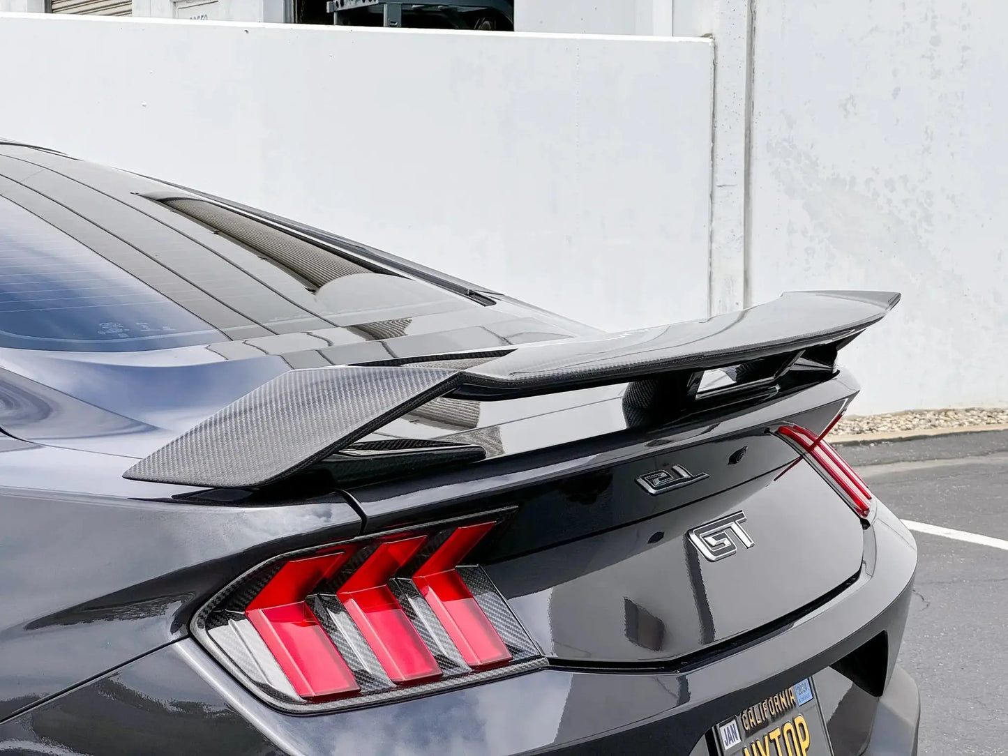 NYTOP 2024-Current Ford Mustang Carbon Fiber Performance Pack Wing by NYTOP