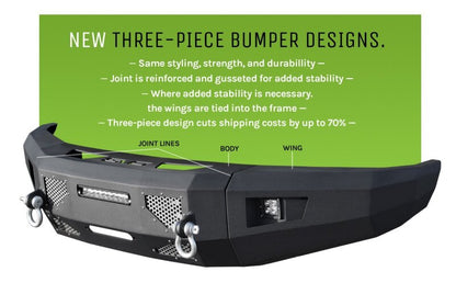 DV8 Offroad DVE Front Bumpers