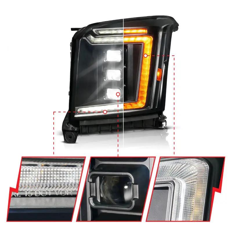 ANZO ANZ LED/Projector Headlights by ANZO