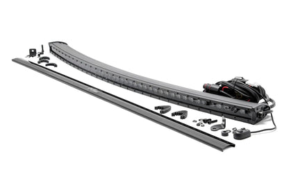 Rough Country 50 Inch Black Series LED Light Bar | Curved | Single Row by Rough Country