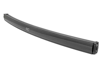 Rough Country 50 Inch Black Series LED Light Bar | Curved | Dual Row | Cool White DRL by Rough Country