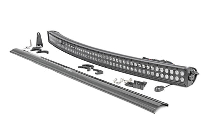 Rough Country 50 Inch Black Series LED Light Bar | Curved | Dual Row by Rough Country