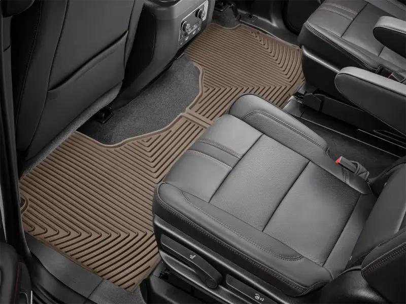 WeatherTech WT Rubber Mats - Rear - Tan by WeatherTech