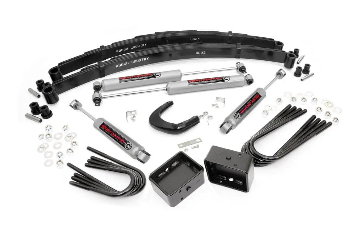 Rough Country 4 Inch Lift Kit | Chevy/GMC C10/K10 Truck & SUV/K5 Blazer 4WD (1977-1991) by Rough Country