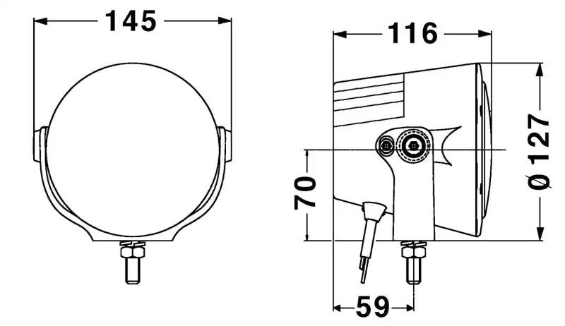 HELLA Rallye 4000 Lamp by Hella