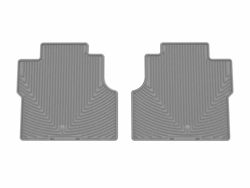 WeatherTech WT Rubber Mats - Rear - Grey by WeatherTech