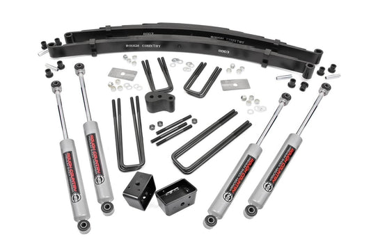 Rough Country 4 Inch Lift Kit | Rear Blocks | Dodge W200 Truck/W300 Truck 4WD (1978-1980)