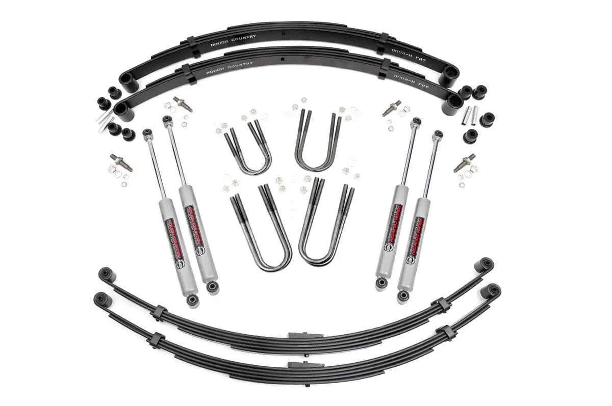 Rough Country 3 Inch Lift Kit | Rear Springs | Jeep Grand Wagoneer/J10 Truck/J20 Truck/Wagoneer 4WD by Rough Country