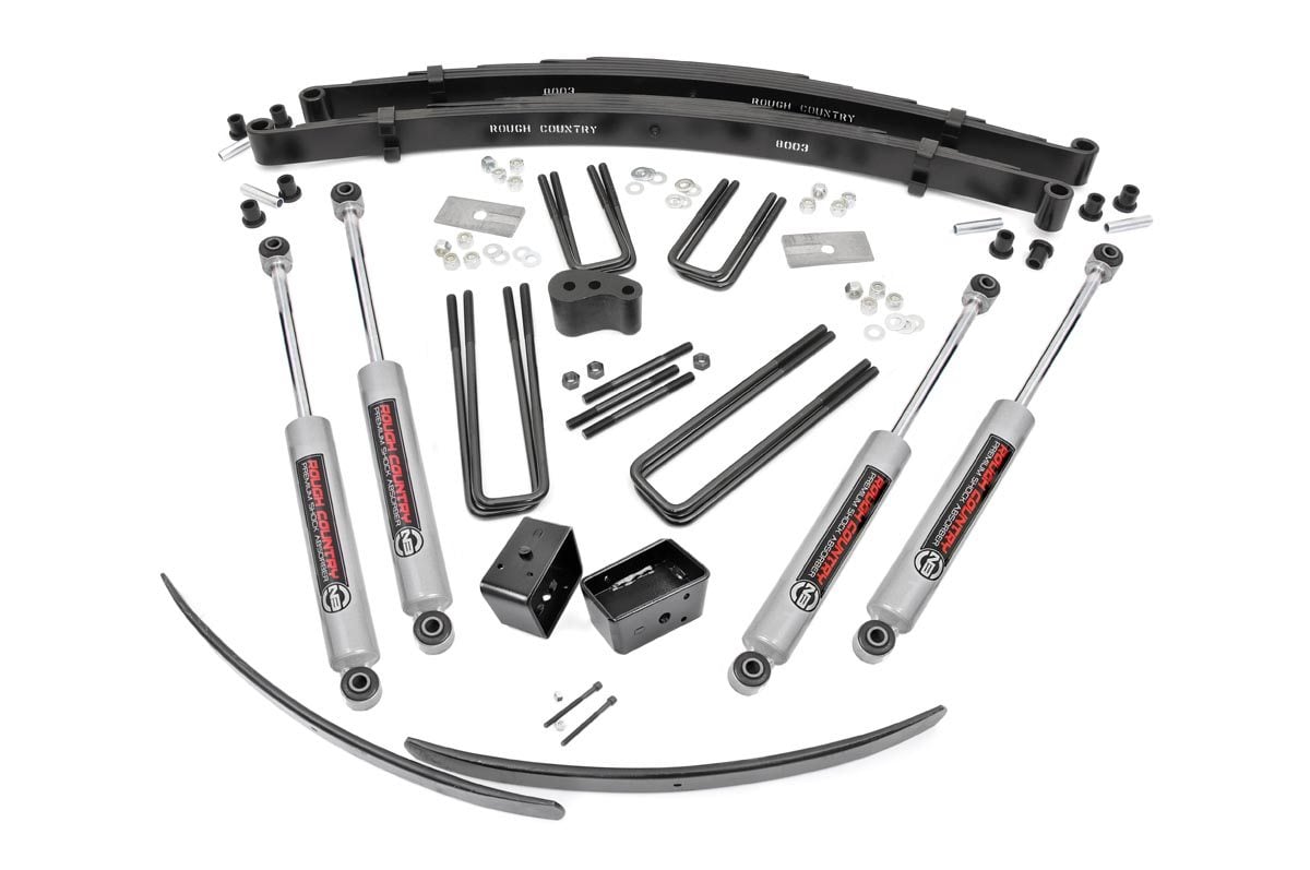 Rough Country 4 Inch Lift Kit | Rear Blocks | Dodge/Plymouth Ramcharger (78-93)/Trailduster (78-81)