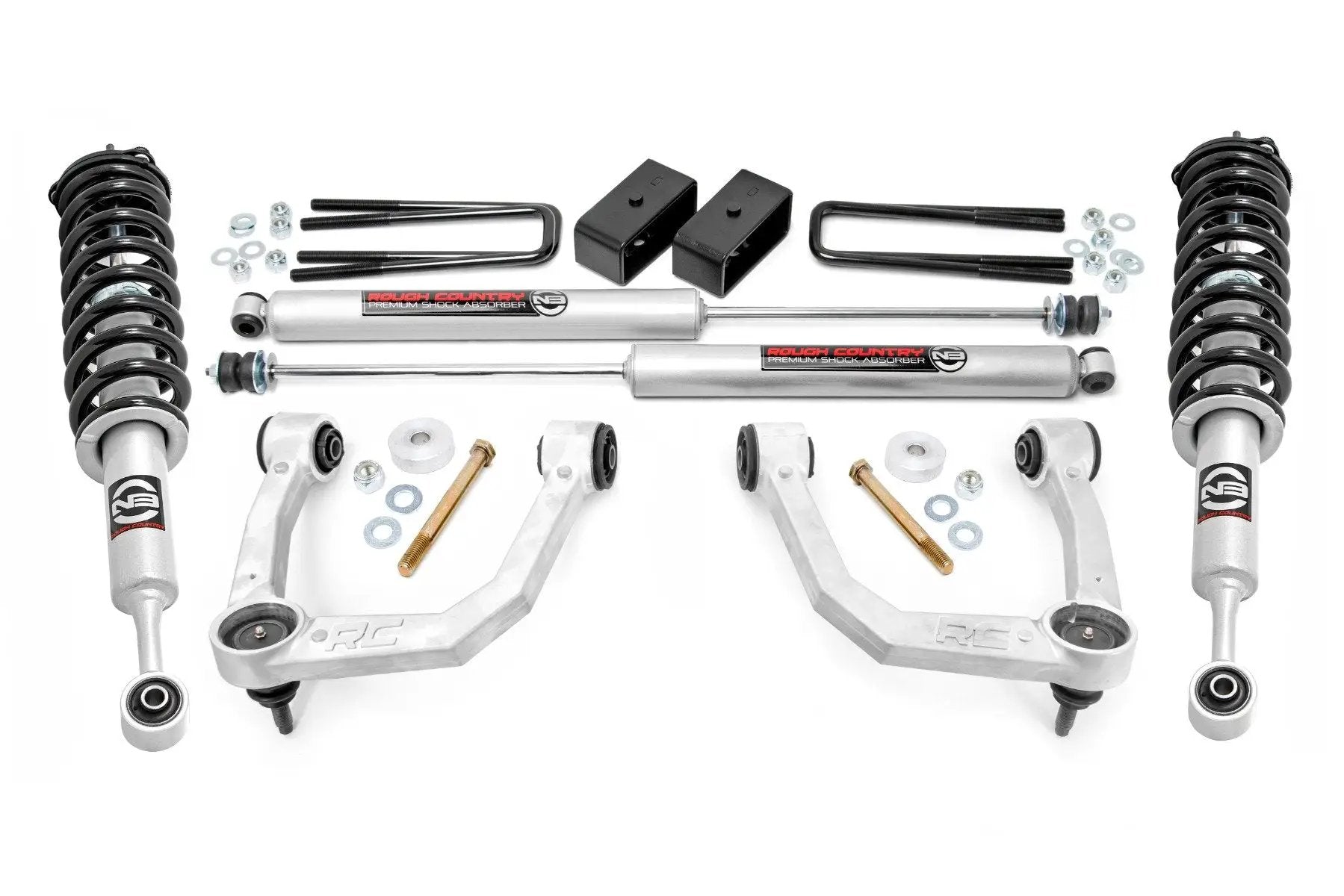 Rough Country 3.5 Inch Lift Kit | UCA | N3 Struts | Toyota Tacoma 2WD/4WD (2005-2023) by Rough Country