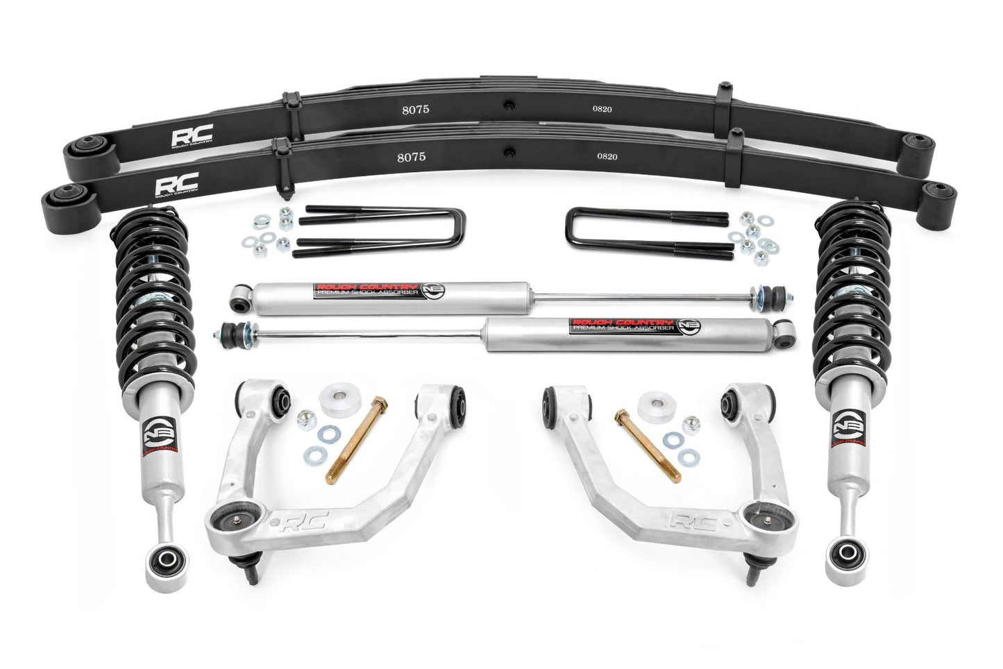 Kit de Elevación de 3.5 Pulgadas | Brazos de Control Superiores (UCA) | Amortiguadores N3 | Toyota Tacoma 2WD/4WD (2005-2023)
